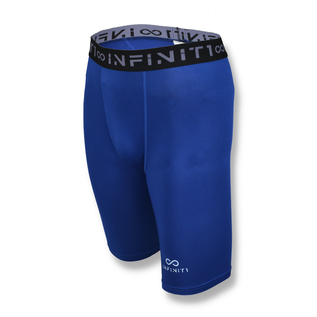 Adult Compression Shorts - Blue